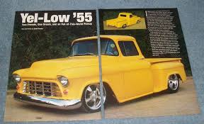 Image result for Medium Chrome Yellow 1955 Truck
