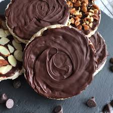 Chocolate Coated Rice Cakes A Day In The Kitchen