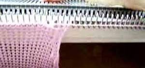 Instead of forming one stitch at a time if you are comfortable with using computers, select a software package for machine knitters, learn it and stick with it! How To Machine Knit A Twisted Stitch Knitting Crochet Wonderhowto