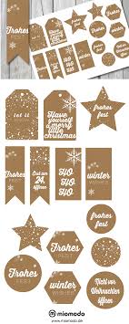 Hier können gutscheine online erstellt und als pdf ausgedruckt werden. Geschenkanhanger Weihnachten Im Kraftpapier Look Miomodo Blog