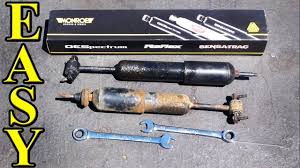 How To Replace Front Shocks Youtube