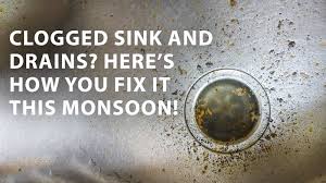 clogged sink & drains? here's how you