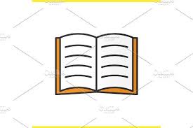 Open Book Color Icon Open Book Book Icons Graphic Design Books
