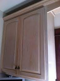 Pickling cabinets gives them an updated look without the expense of replacing them. Pickled Oak