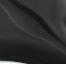 It is something like rubberized foam, like the one you can see in those smiley balls. Luxury Gel Padded Covers Wide