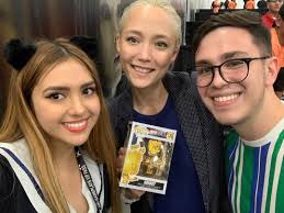 Ayer conocimos a @pom.klementieff la actriz que hace de Mantis en  Guardianes de la Galaxia y fuimos muy felices. Hoy compartió en una  historia de Instagram su regalo 😍
