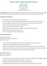 Sep 21, 2020 · resume headline is the summary of your career profile, stated in a few lines or phrases. Sample Water Quality Specialist Resume Resume Professional Resume Examples Sample Resume