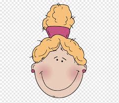 Girl Woman Tie A Hair Yellow Hair Cartoon Woman Cartoon Character Business Woman Face Png Pngwing
