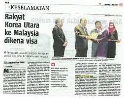 Korea selatan dan korea utara memang telah terlibat konflik berkepanjangan selama puluhan tahun. 3 Mac 2017 Rakyat Korea Utara Ke Malaysia Dikena Visa
