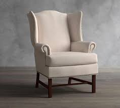 Thatcher Upholstered Wingback Chair Wingback Chair Slipcovers For Chairs Upholstered Bedroom Chair