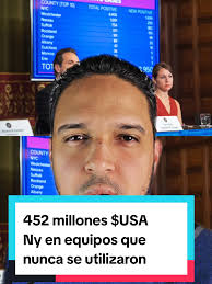 Despilfarro de 452 millones de dólares en equipo médico en Nueva York