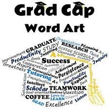 Graduation Cap Word Art By Hannah Holbrook Teachers Pay Teachers Graduation Words Word Art Personalized Word Art