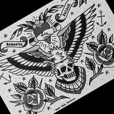 Black American Traditional Tattoo Eagle Pin By Paige Sutton On Tattoo Flash Old School Tattoo Designs Traditional Chest Tattoo Traditional Tattoo Art