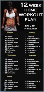 12 Week Work Out Plan In 2020 At Home Workout Plan 8 Week Workout Plan Workout Plan