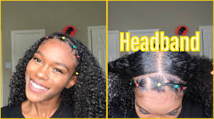 Just four steps and you get a twisted top knot in less than five minutes. How To Rubber Band Headband Natural Hair Youtube