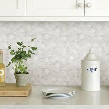 Best mosaic tile kitchen backsplash install. Inhome Peel Stick Backsplash Tiles 4 Pk At Menards