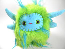 Plush Monster Toy Unique Stuffed Animal Kawaii Toy Etsy Monster Toys Weird Gifts Kawaii Toys
