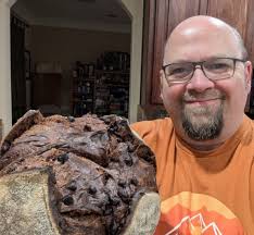 First attempt at a double chocolate sourdough bread