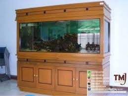 Meja Aquarium Minimalis Kayu Jati Toko Mebel Com Kayu Jati Desain Kayu