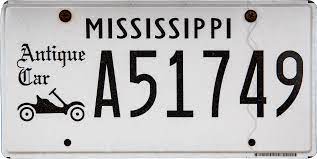 File Mississippi Antique Car Plate A51749 Png Wikipedia