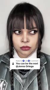 Replying to @🧿Luke🧿 oh I wish 🥲 #WednesdayAddams #HalloweenMakeupLo...