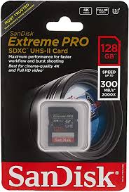 Maybe you would like to learn more about one of these? Amazon Com Sandisk Sdsdxpk 128g Ancinsandisk Extreme Pro Flash Memory Card 128 Gb Sdxc Uhs Ii Black Electronics