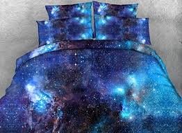 I have only been able to find queen size comforters though… will keep looking! Luckey1 Galaxy Comforter Sets Queen Size 100 Cotton Galaxy Duvet Cover Sheet With White Comforter For Queen Bed Galaxy Comforter Sets Queen Duvet Cover Sets Home Kitchen