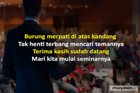 Banyak dijumpai pantun baru hasil ciptaan para remaja yang menarik e. 40 Contoh Pantun Pembuka Acara Dalam Berbagai Kesempatan