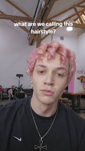 Pink Hair Male Model