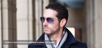 Randolph Archer Sunglasses ARTF434-NY Dark Ruthenium, American Gray  Polarized