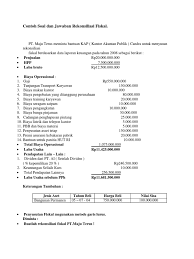 Check spelling or type a new query. Contoh Soal Dan Jawaban Rekonsiliasi Fiskal Pdf