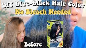 This hair colour is great for men and women both who want to check out a new. Garnier Nutrisse Dark Intense Indigo On Light Brown Hair Lyndzytime Youtube