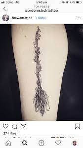 Pin By Sara O On Broomstick Tattoo Elements Tattoo Wicca Tattoo Witchcraft Tattoos