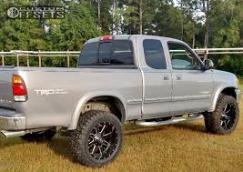 Quick video showing a custom 10 subwoofer enclosure in a 2000 toyota tundra sr5 access cab. 2000 Toyota Tundra Wheel Offset Aggressive 1 Outside Fender Suspension Lift 3 29345 Custom Offsets