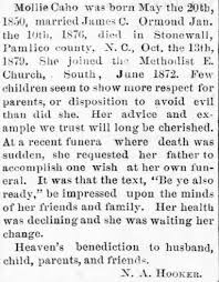 Pamlico Co., NC Obituaries