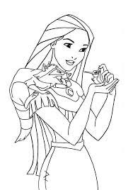pocahontas flit and meeko princess coloring pages disney colors drapeau de la serbie coloriage coupe du monde