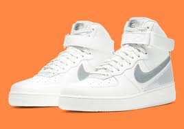 Nike air force 1 high top. 3m Nike Air Force 1 High White Silver Cu4159 100 Sneakernews Com