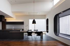 vertical house 縦格子の家 mitsutoshi okamoto architect office 岡本光利一級建築士事務所 オリジナルデザインの ダイニング コンクリート 灰色 homify 縦格子 家 住宅