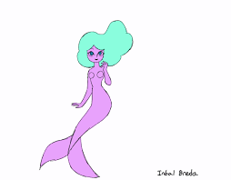 A Cute Animated Mermaid For Mermay Inbal Breda Art Animation Art Cute Art