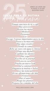 25 Ideas Para Tu Rutina De La Manana En 2020 Rutina De La Manana Consejos De Vida Actividades De Cuidado Personal