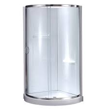 Ove Decors 43 In X 43 In X 80 In 2 Piece Direct To Stud Corner Shower Wall Set In White Breeze 38sw The Home In 2020 Shower Kits Corner Shower Kits Corner Shower