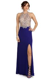 Blake Blue Jeweled Prom Dress Windsor Prom Dresses Prom Dresses Blue Dresses