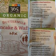 Pin By Jewell Carroll On Recipes Organic Pancake Mix Pancake Mix Instructions Whole Foods 365