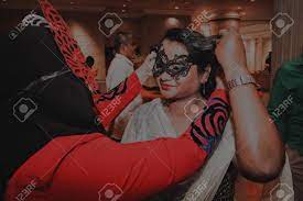Scroll to see more images. Mask Dinner Party Stock Photo Picture And Royalty Free Image Image 82849919
