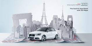 Papercraft That Inspires Car Advertising Design Car Advertising Audi