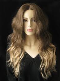 Dip Dye Two Tone Chocolate Brown And Honey Blonde Wig Genevieve Extra Long Wigs Dipped Hair Ombre Wigs Blonde Dip Dye