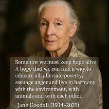 In honor of the recent passing of Jane Goodall, JJC professors Eileen McKee  and Maria Anna Rafac shared their thoughts about the late scientist's  advocacy and impact