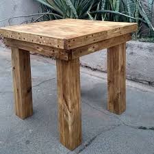 Garden table from pallet with bees wax & shou sugi ban waterproof wood finish • 1001 pallets. 16 Small Pallet Tables That Are Easy To Make And Sale Wood Table Diy Small Pallet Pallet Table