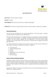 Revenue integrity charge capture audit analyst: Telecharger Gratuit Financial System Analyst Job Description