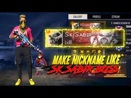 Guy's please support my channel. How To Get Stylish Names Like Sk Sabir Boss In Free Fire